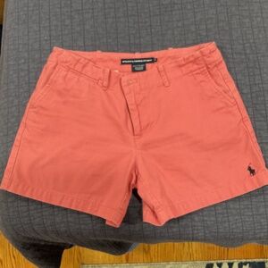 Polo Ralph Lauren Women Shorts Pink Size 4 Embroidered Pony Cotton